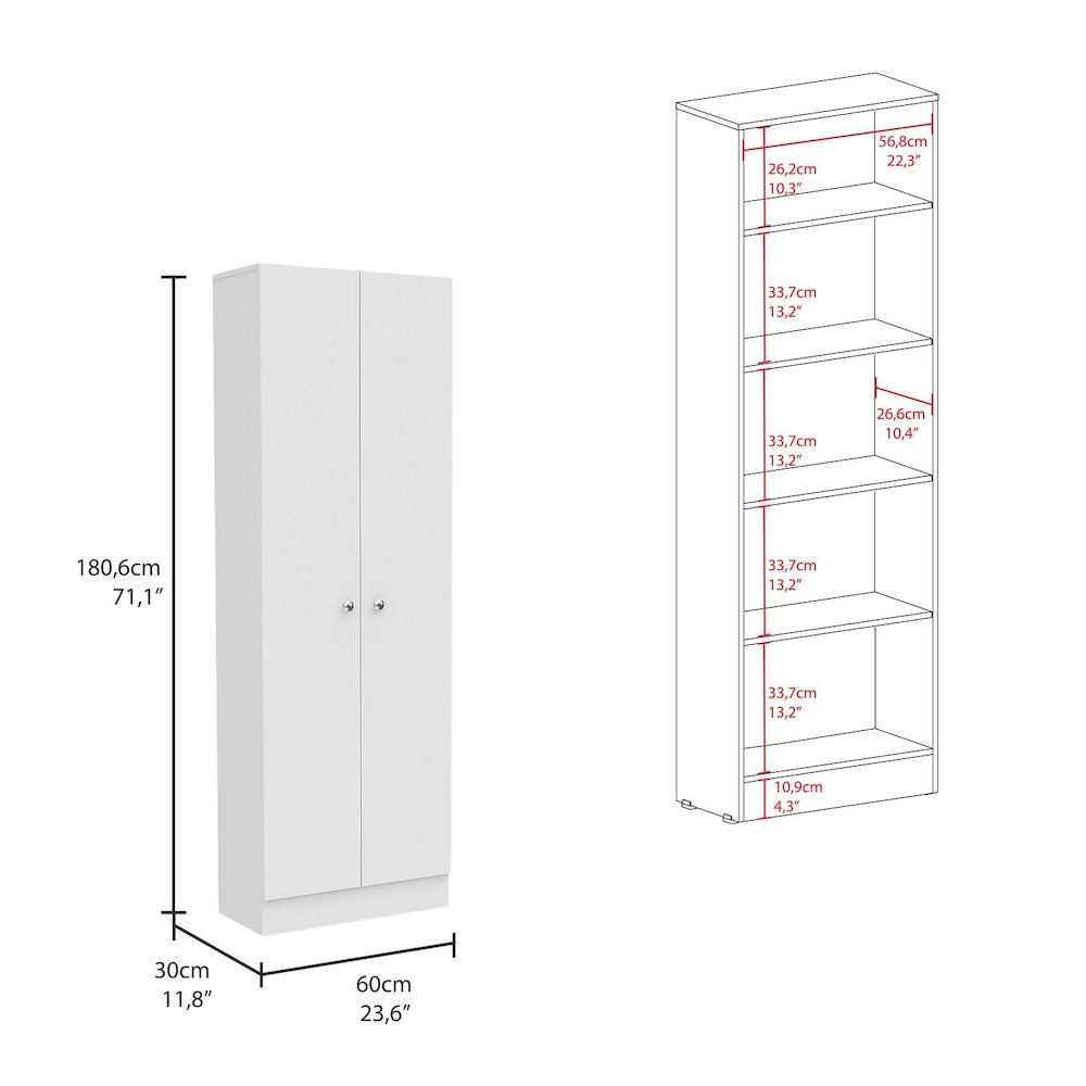 Madrid Medicine Cabinet Black MDF. Picture 4