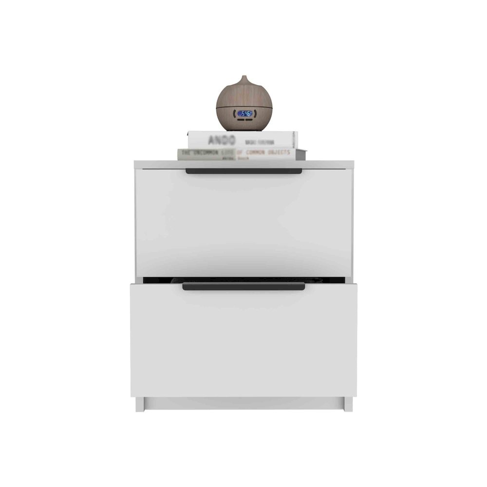 Kaia Nightstand White MDF. Picture 2
