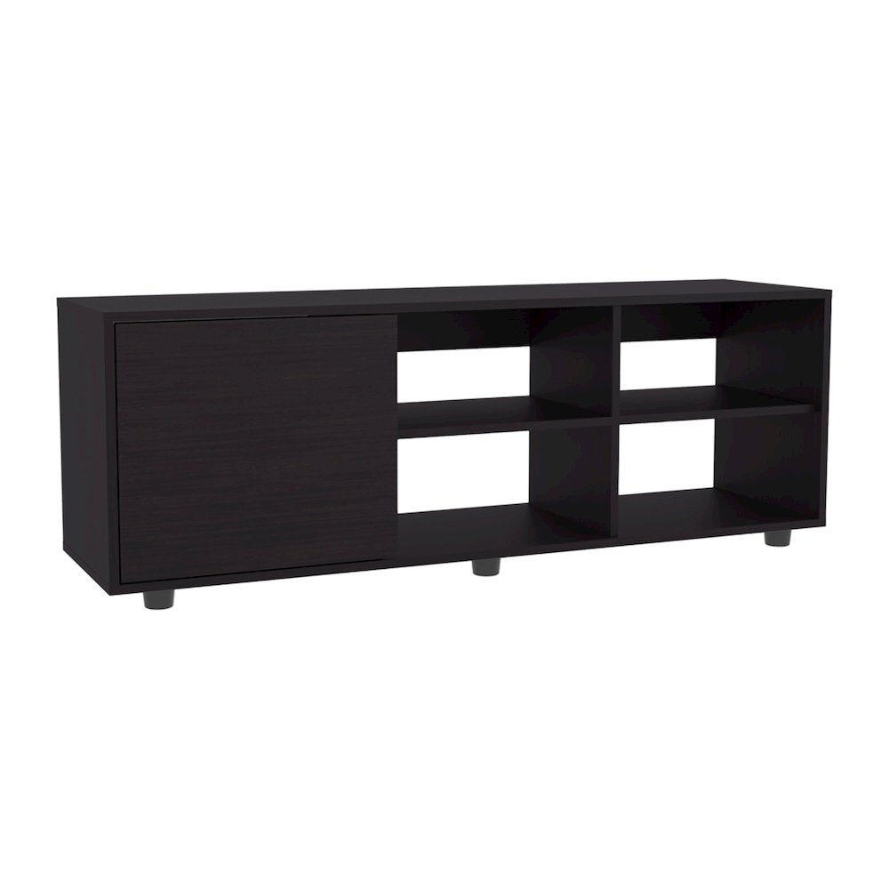 Adel Tv Stand Black MDF. Picture 2