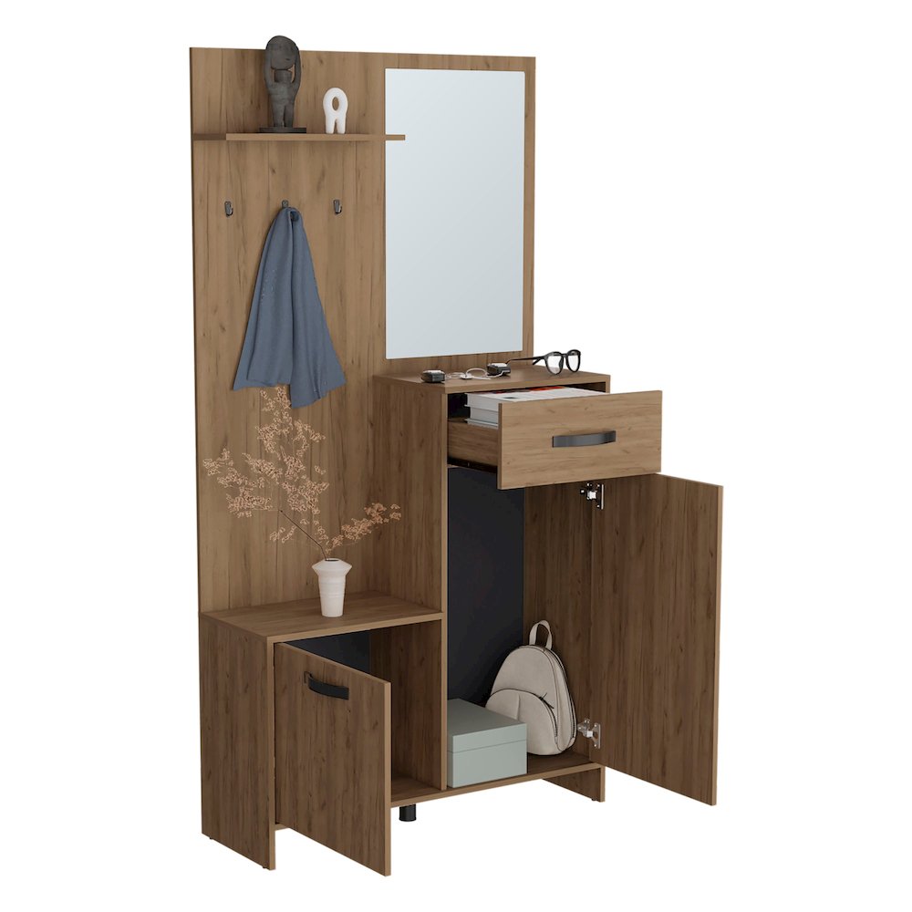 Maine Desk With Hutch White MDF. Picture 2