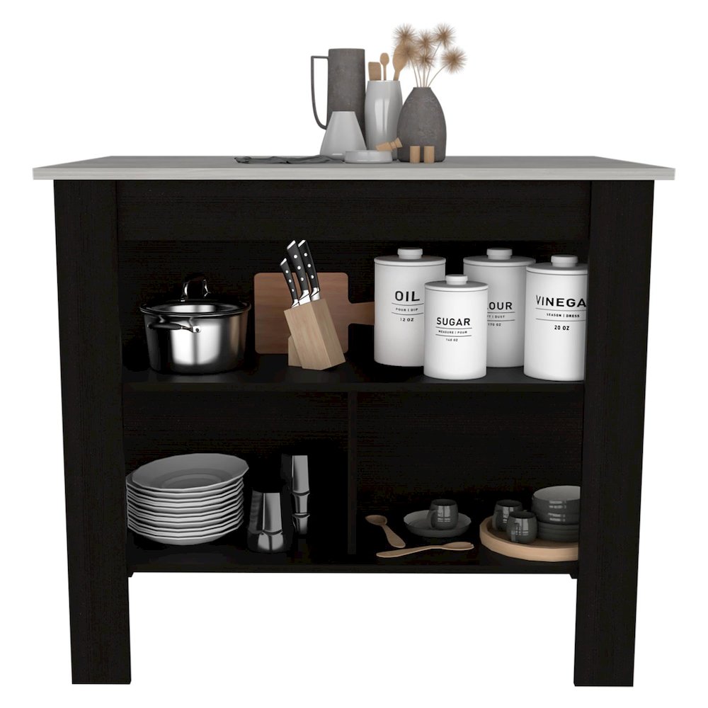 Essential Bar Cabinet Espresso MDF. Picture 4