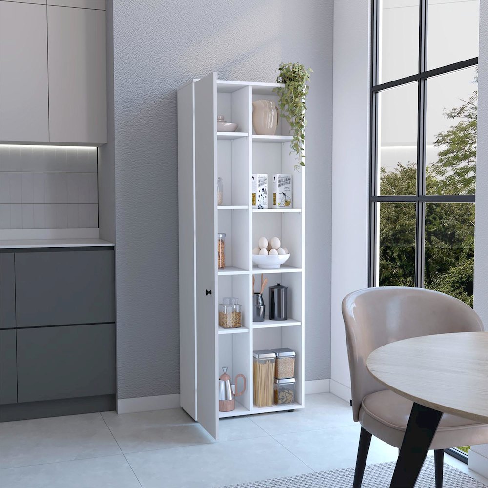Hoyt Multistorage Kitchen Pantry White MDF. Picture 5