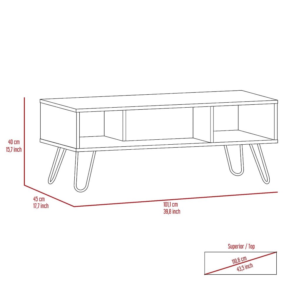 Vassel Coffee Table Espresso MDF. Picture 4