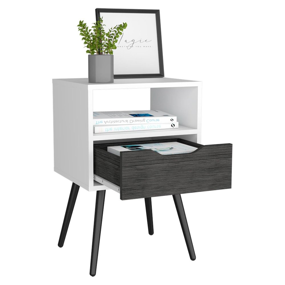 Memphis Bar Cart Espresso MDF. Picture 2