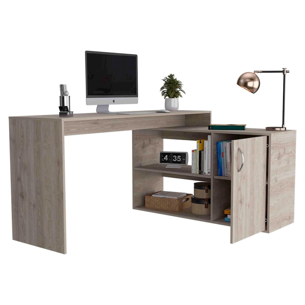 Axis Desk Light Gray MDF. Picture 2