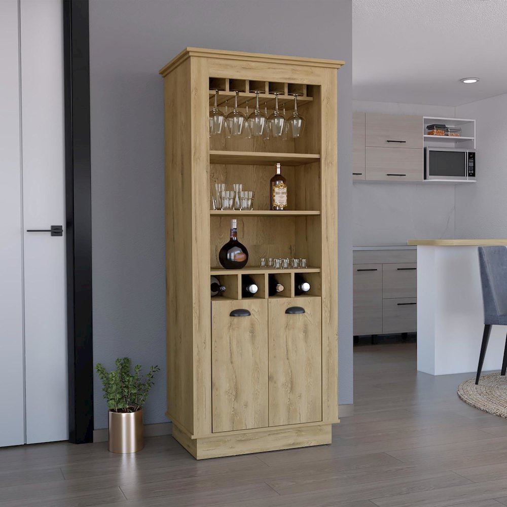 Lafayette Bar Cabinet Macadamia MDF. Picture 3
