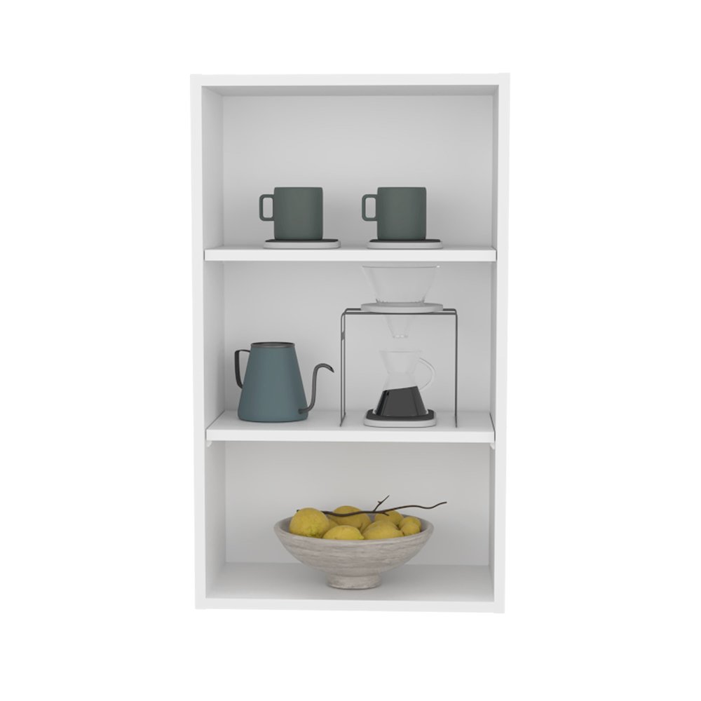 Eco 36" High Wall Cabinet White MDF. Picture 1