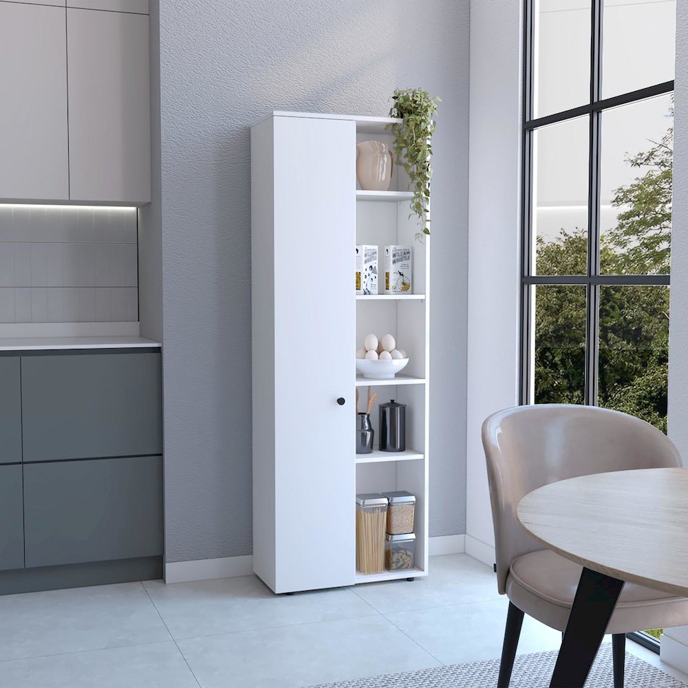 Hoyt Multistorage Kitchen Pantry White MDF. Picture 3
