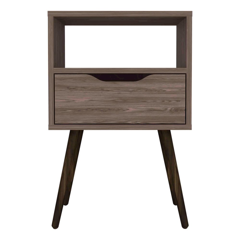 Memphis Bar Cart Light Gray MDF. Picture 1