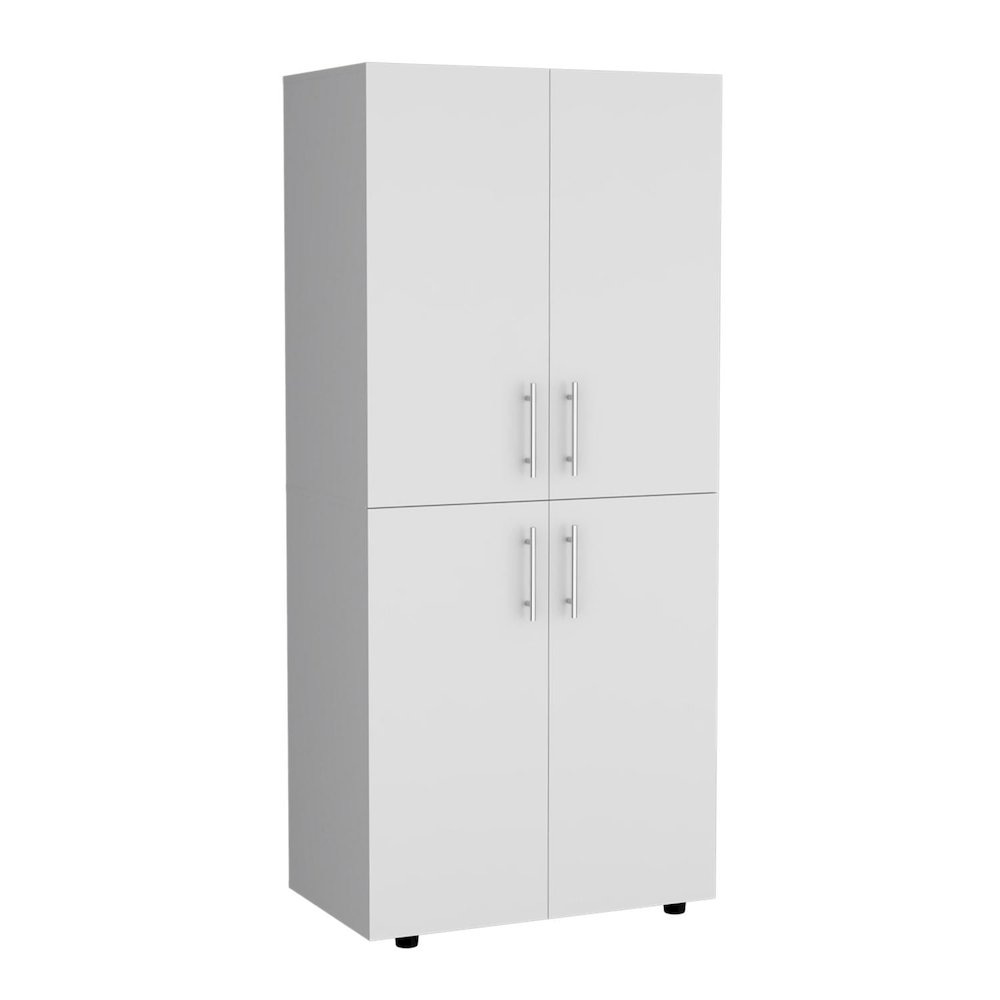 Hazel Armoire White MDF. Picture 1