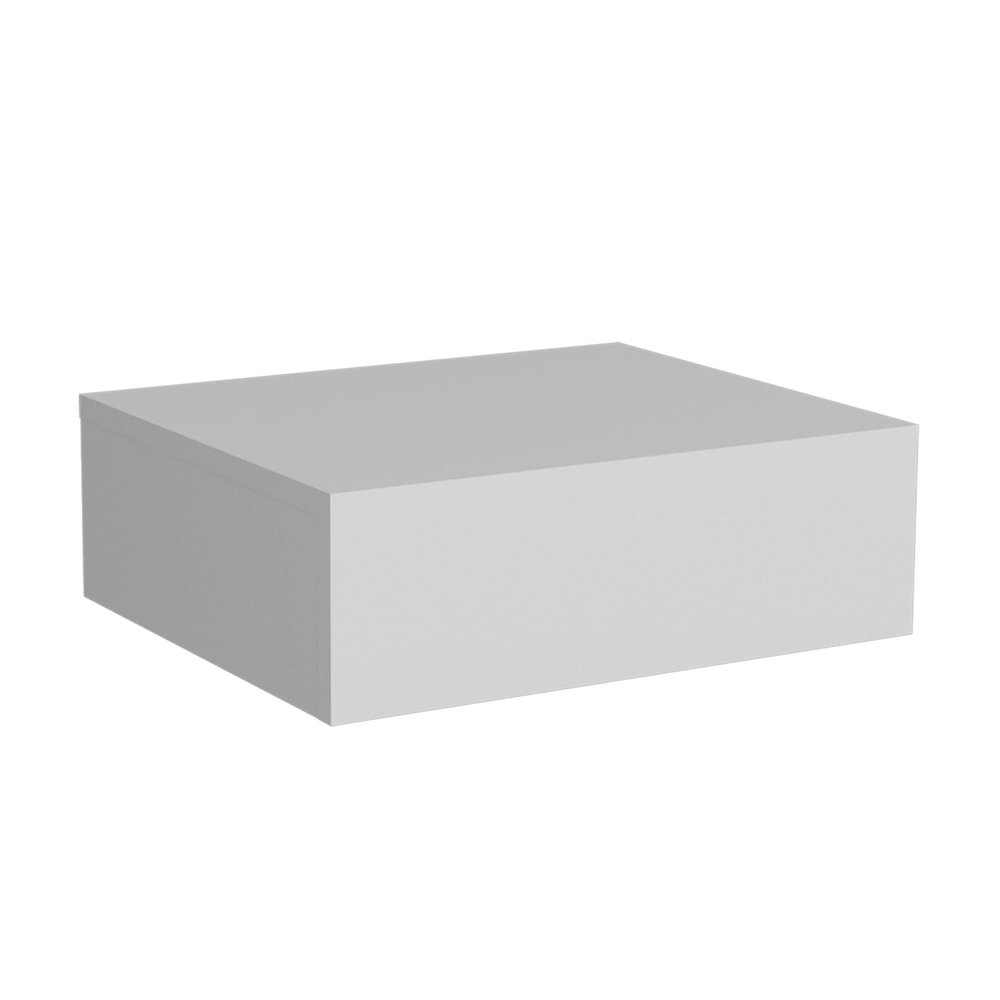 Milano Floating Nightstand White MDF. Picture 1