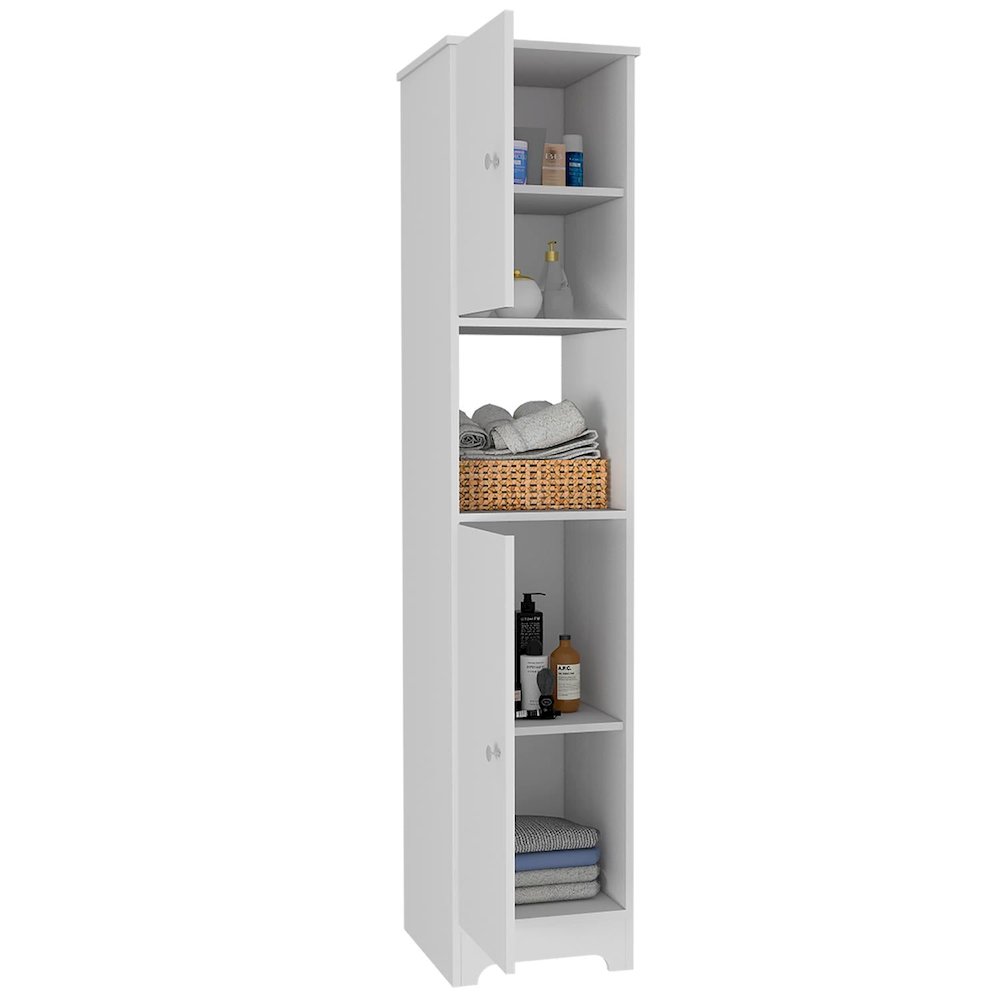 Ibis Linen Cabinet White MDF. Picture 2
