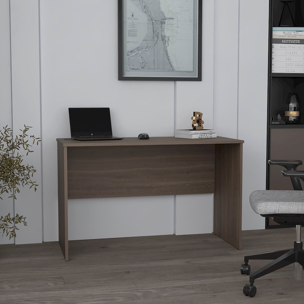 Malibu Desk Dark Walnaut MDF. Picture 3