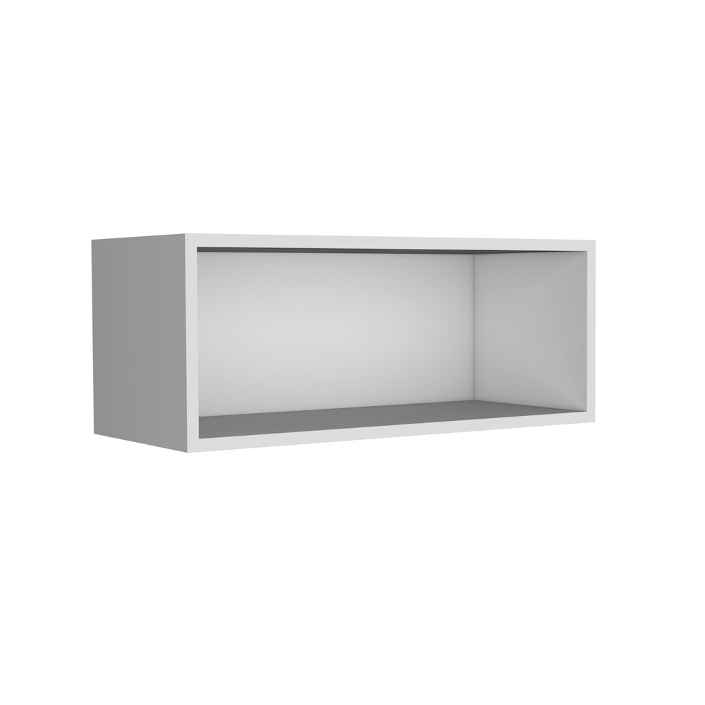 Wally 30" Wide x 12"H Wall Cabinet White MDF. Picture 2