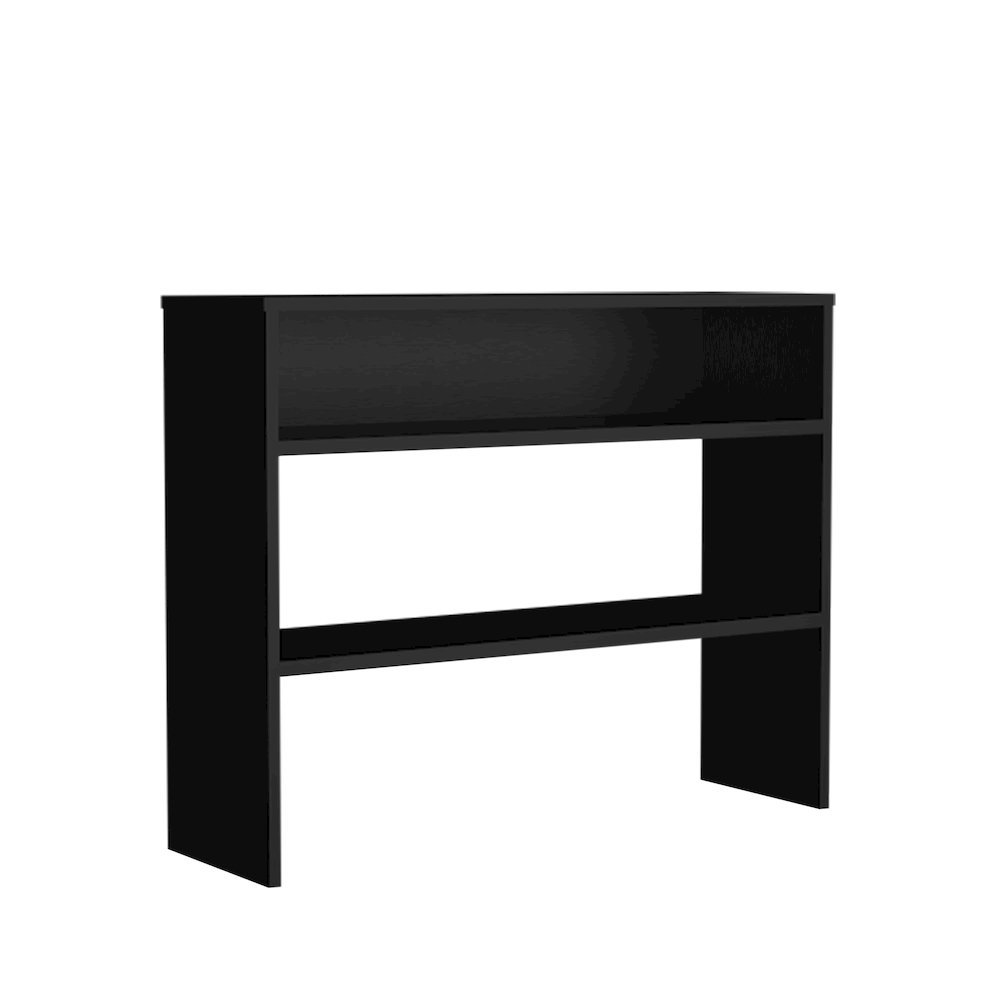 Being 39" Wide Console Table Black MDF. Picture 2