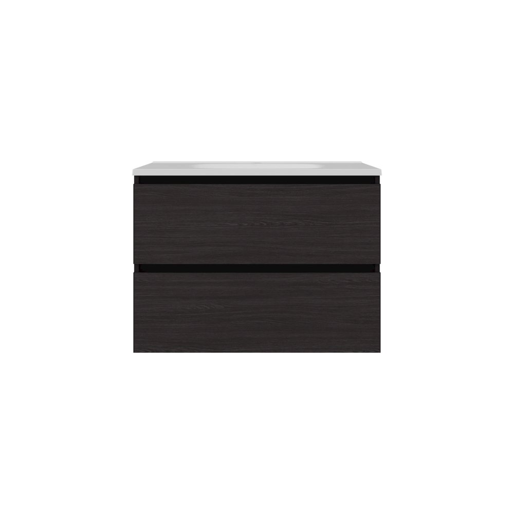 Tuhome Bathroom Cabinet Opalo  Black MDF. Picture 5
