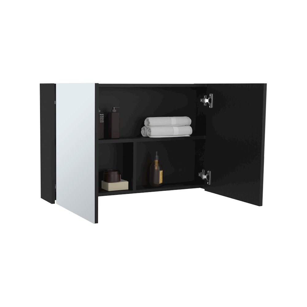Bouti Medicine Cabinet Black Wengue MDF. Picture 2