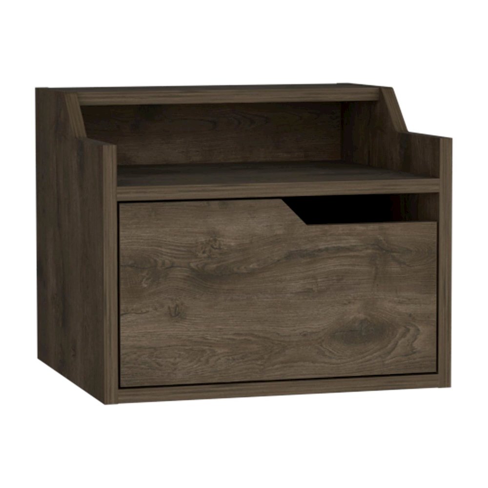 St Clair Linen Cabinet Light Oak / White MDF. Picture 1