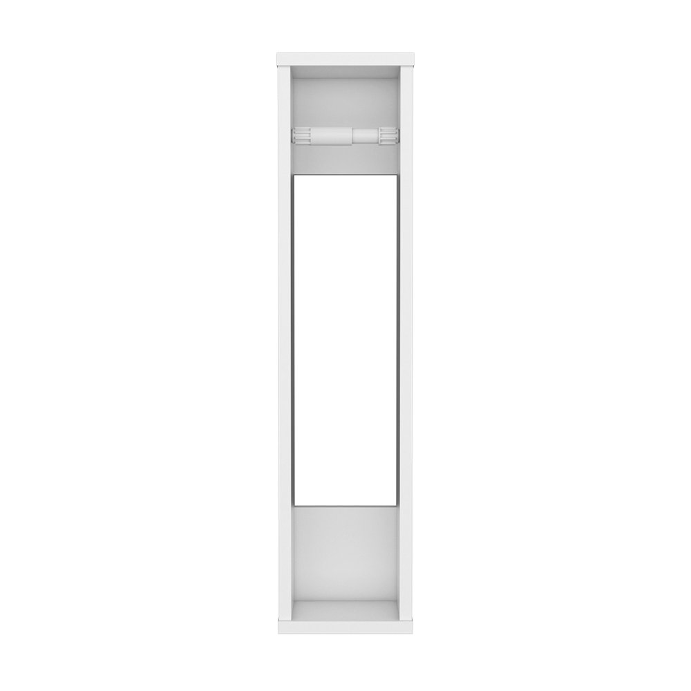 Bali Toilet Paper Holder Shelf White MDF. Picture 1