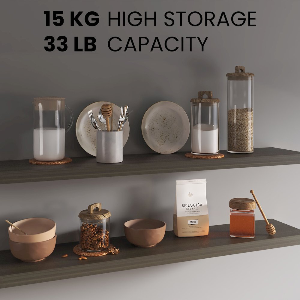 Ecco 47" Wide Floating Shelves Set Of 2, Shelves For Wall Decor, Olive. Picture 2