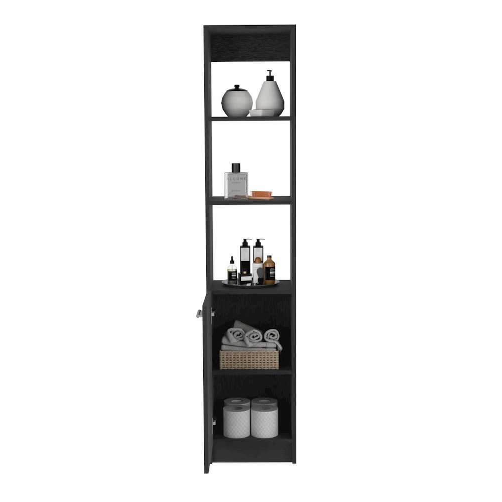 Jaspe Mirror Medicine Cabinet Black MDF. Picture 2