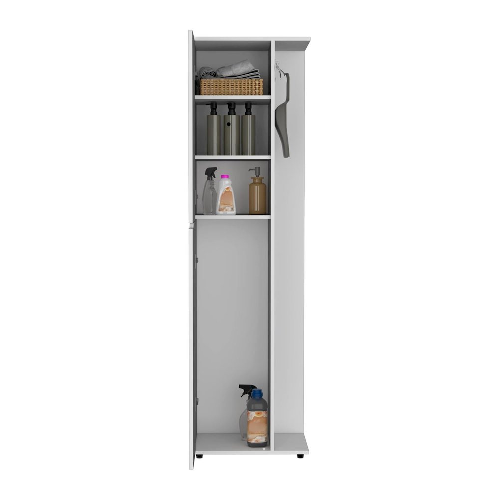 Oban Corner Bar Cabinet Black MDF. Picture 2