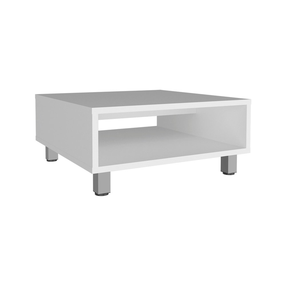 Eclipse Low Coffe Table White MDF. Picture 1