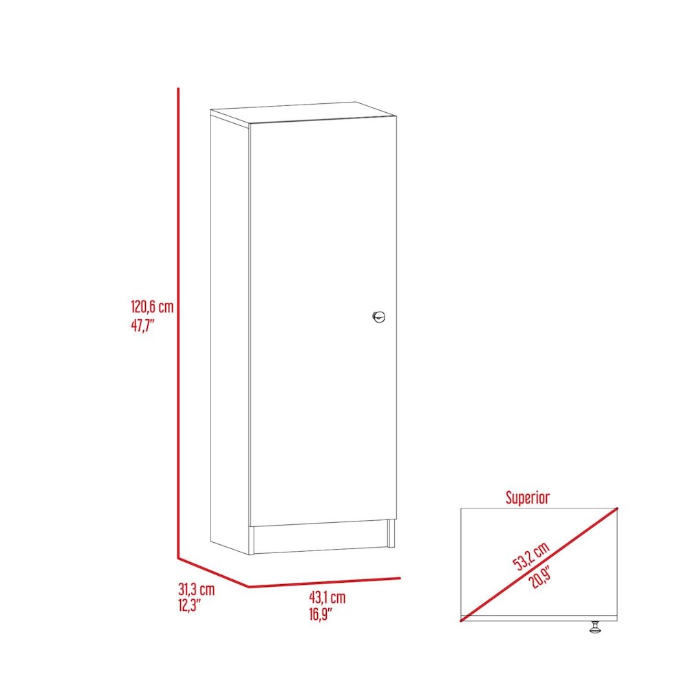 Belleria Pantry Black MDF. Picture 4