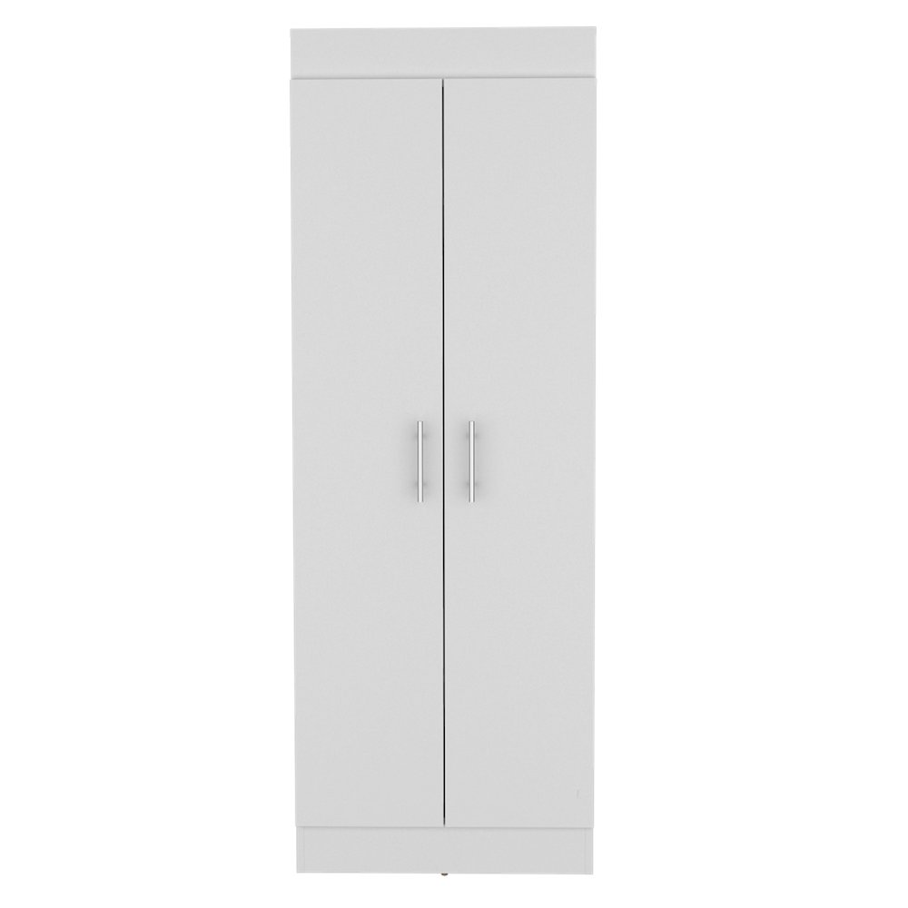 Nepal Pantry Cabinet White MDF. Picture 1