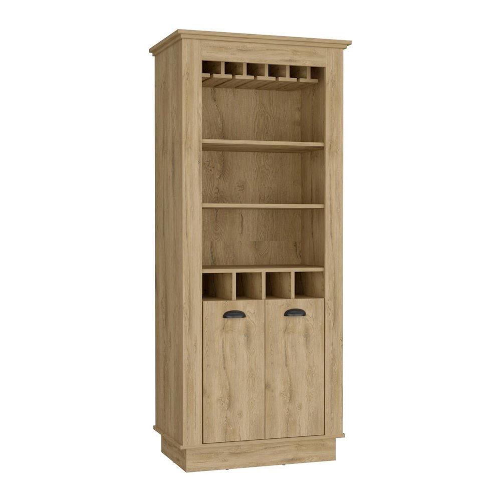 Lafayette Bar Cabinet Macadamia MDF. Picture 1
