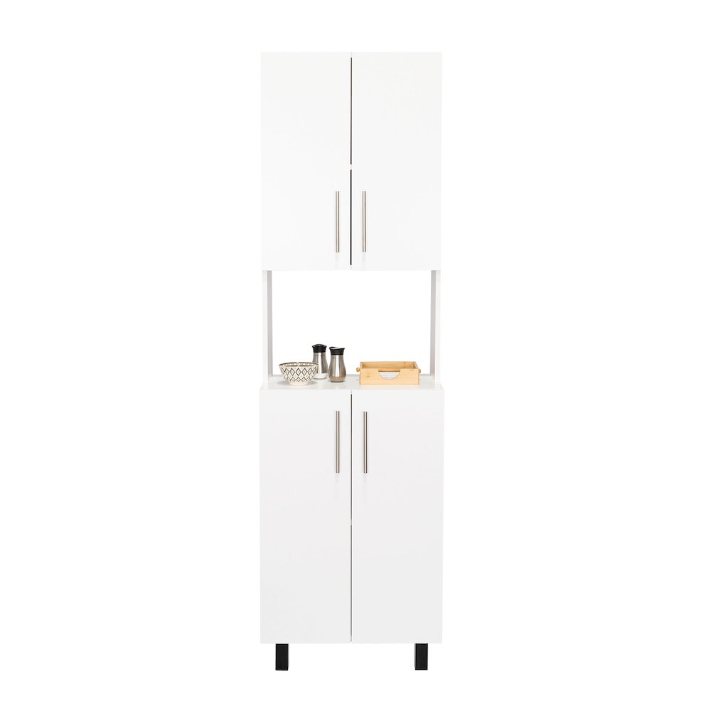 Linden Kitchen Pantry White MDF. Picture 2