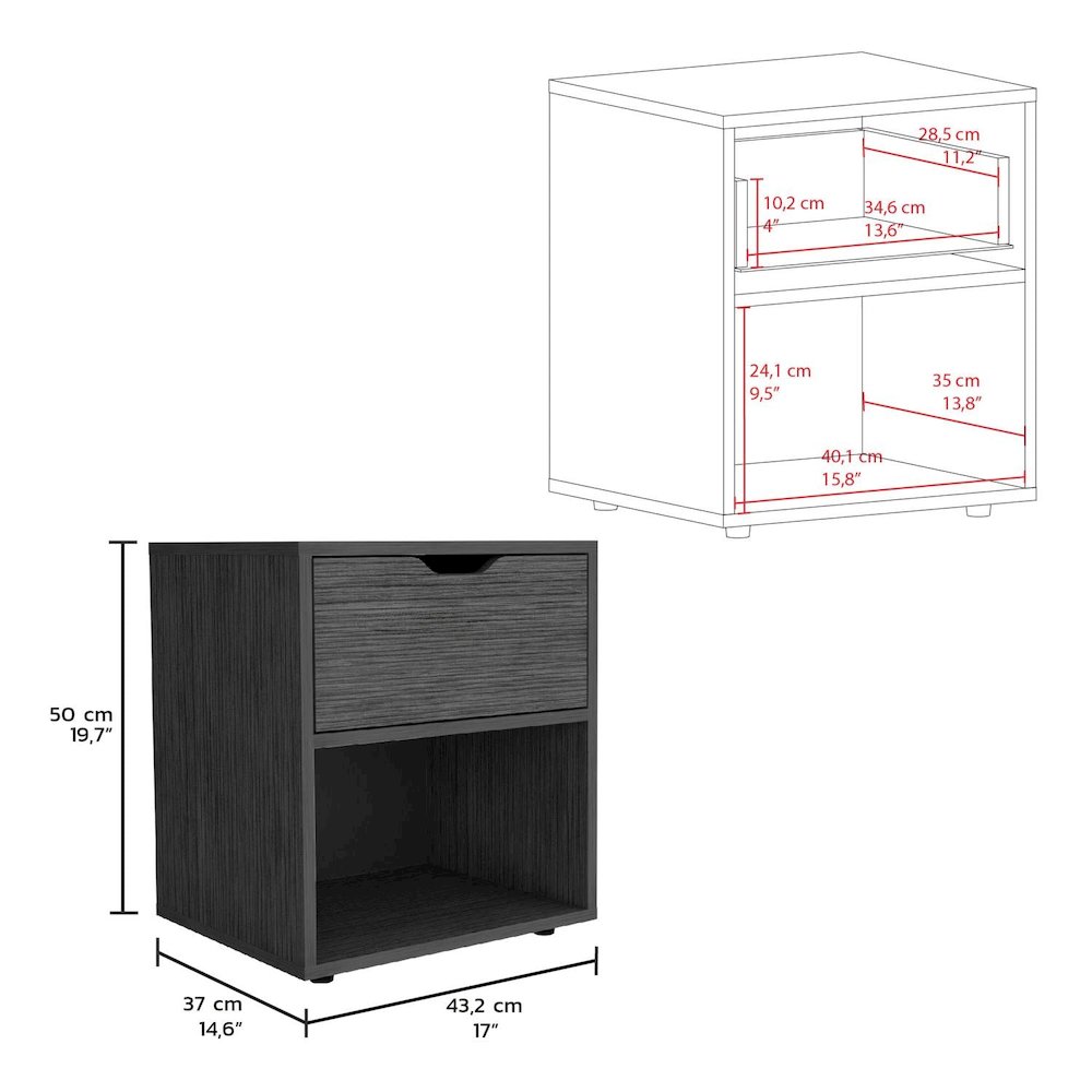 Kitchen Pantry Black MDF. Picture 4