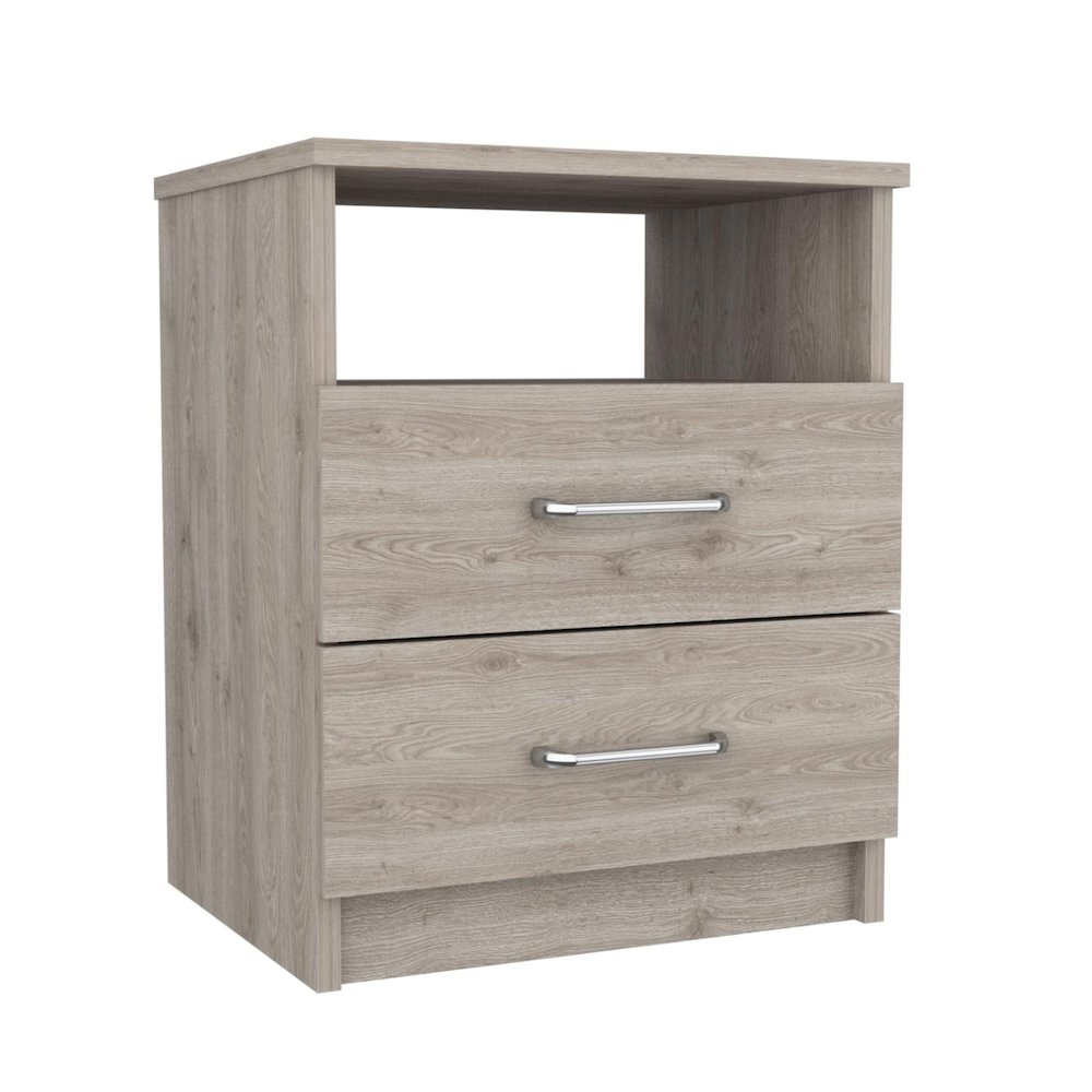 Napoles Nightstand Light Gray MDF. Picture 1