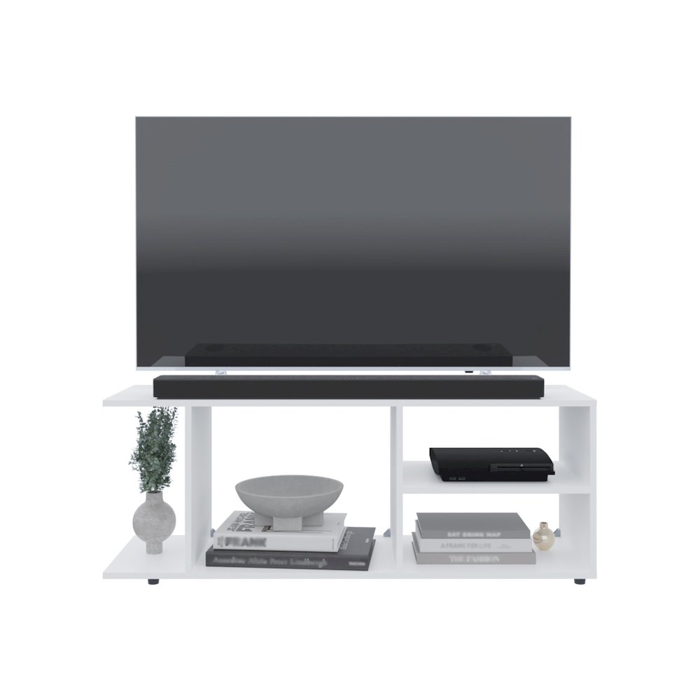 Goodwood Tv Stand White MDF. Picture 2