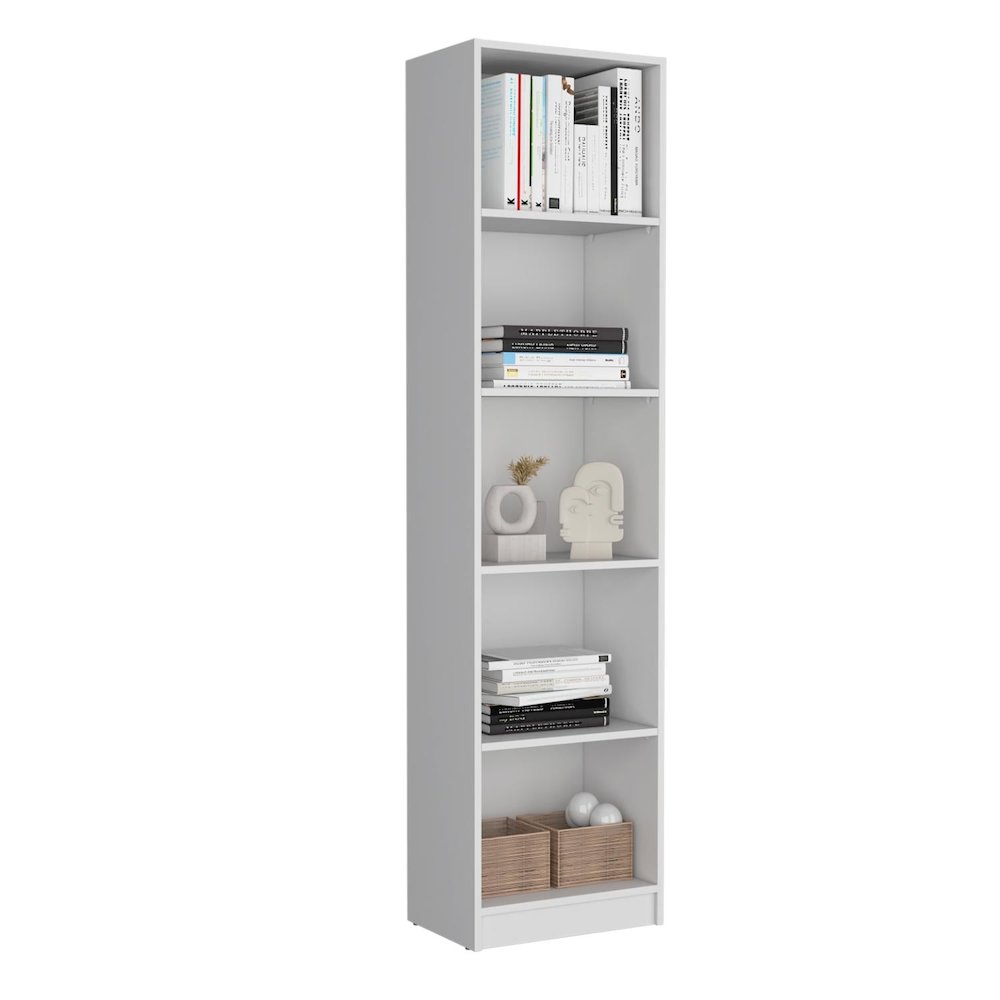 Home Xs Bookcase White MDF. Picture 2