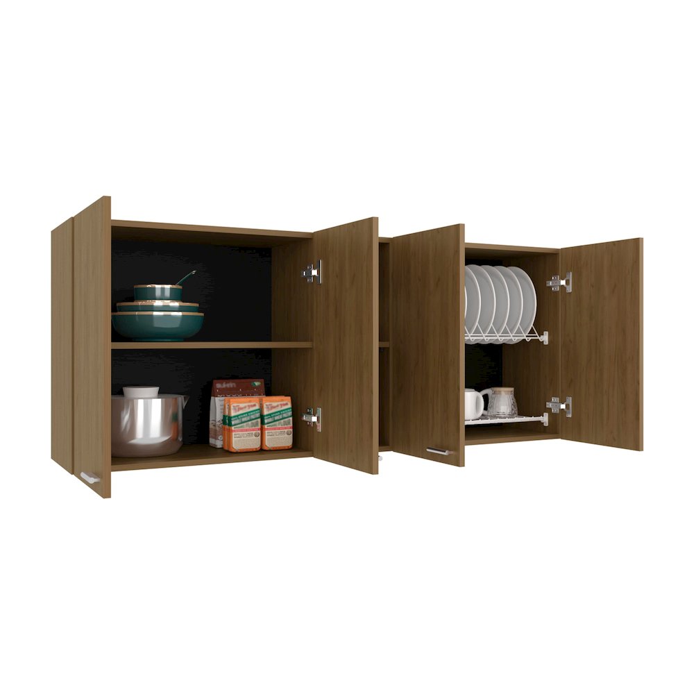 Portofino 150 Wall Cabinet Natural Oak MDF. Picture 5