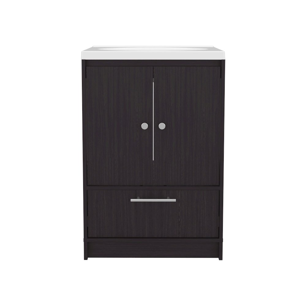 Iowa Computer Desk Black MDF. Picture 5