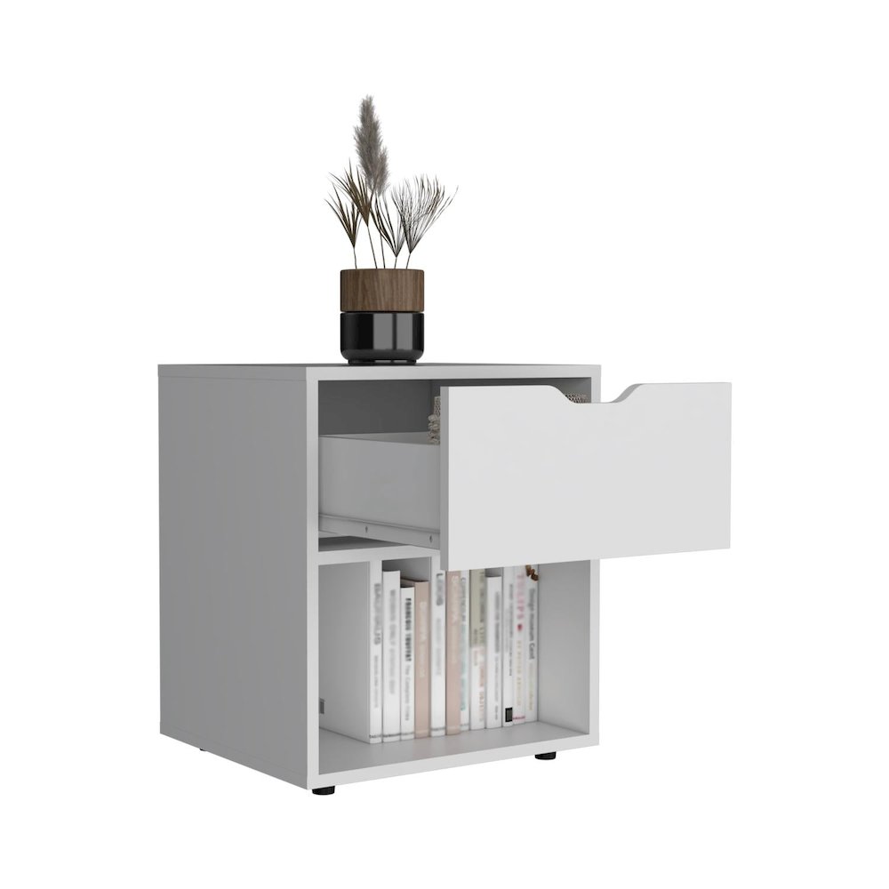 120 Wall Cabinet White MDF. Picture 2