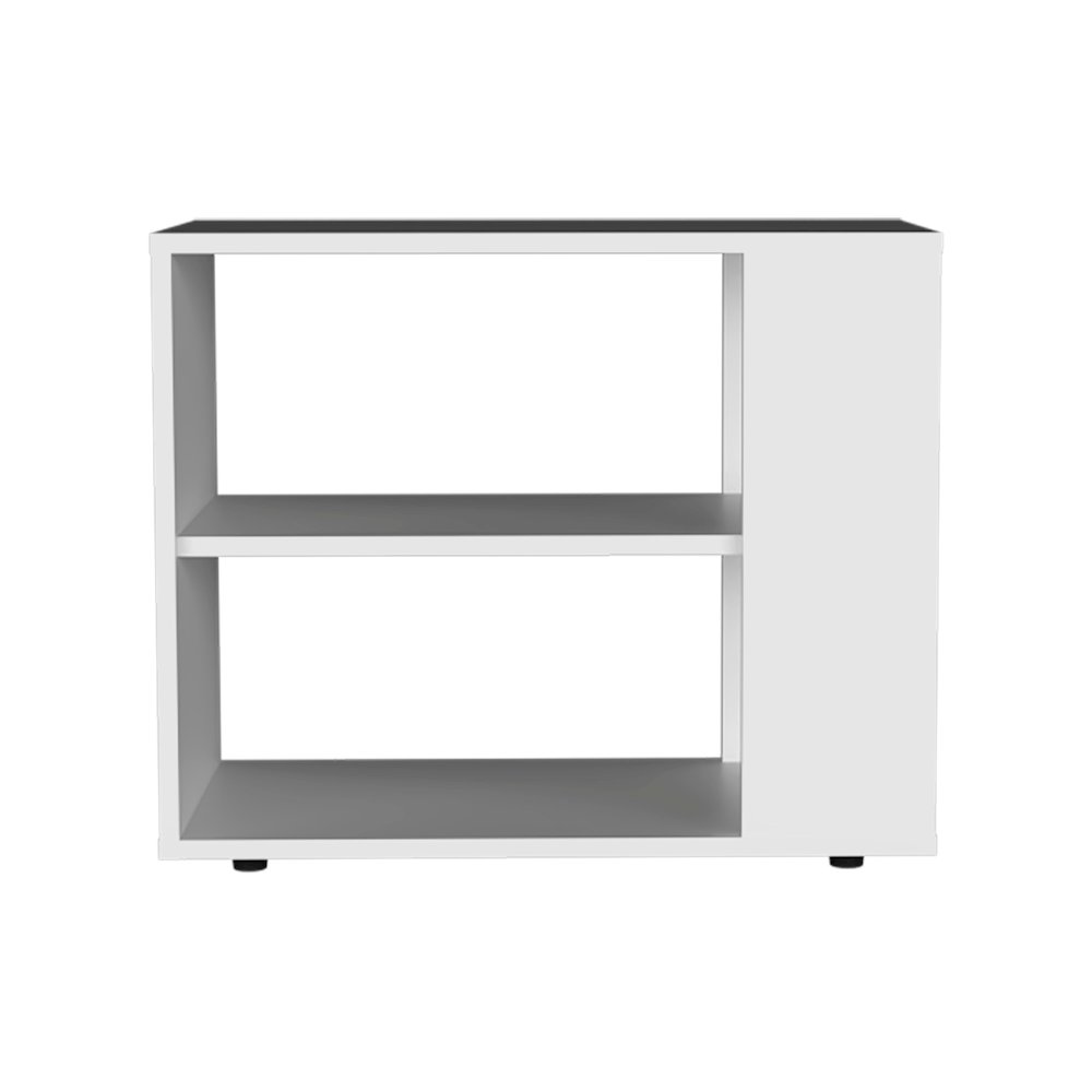 Gardin Side Table White MDF. Picture 2