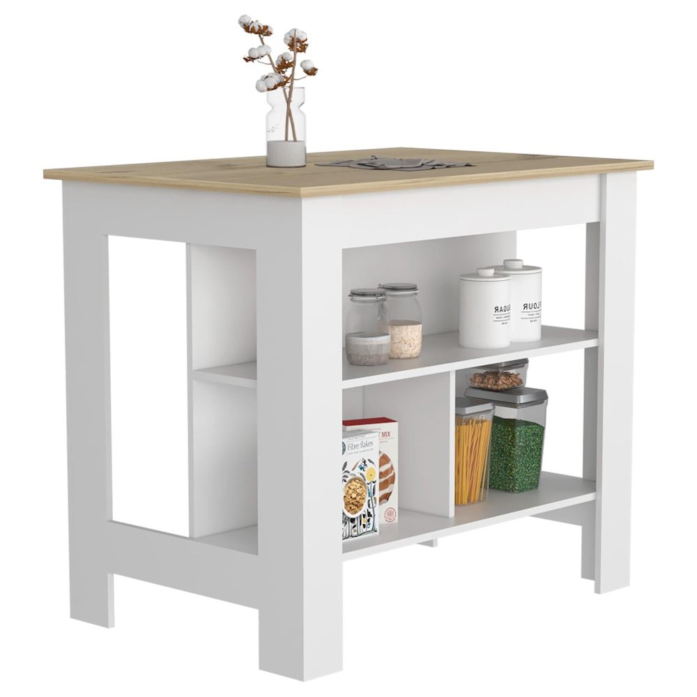 Essential Bar Cabinet Light Gray MDF. Picture 2