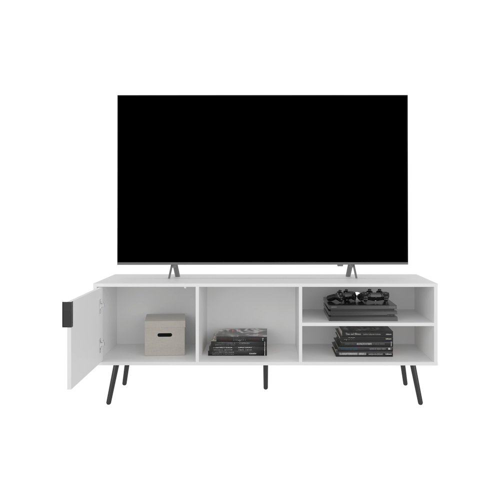 Vulcan Tv Stand White MDF. Picture 2