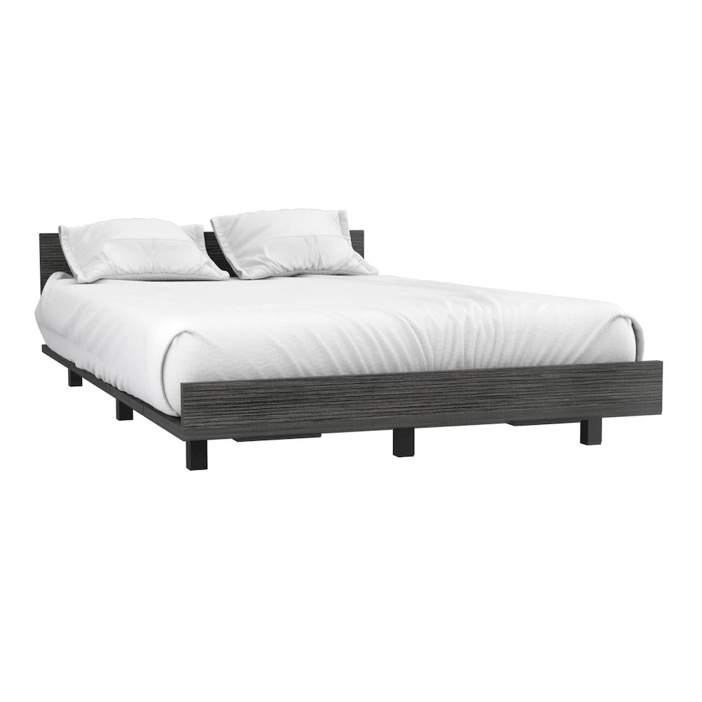 120 Wall Cabinet Black MDF. Picture 1