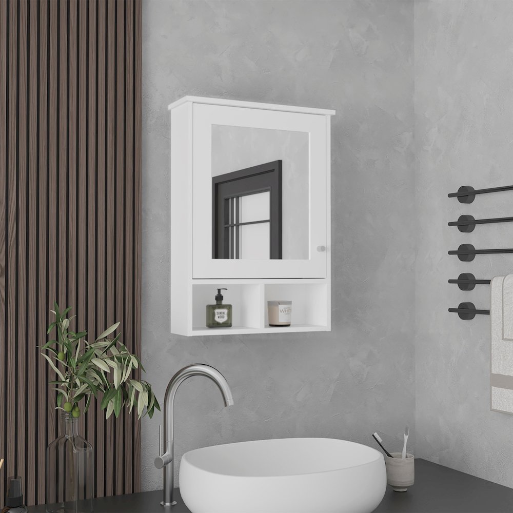 Vina Medicine Cabinet White MDF. Picture 3