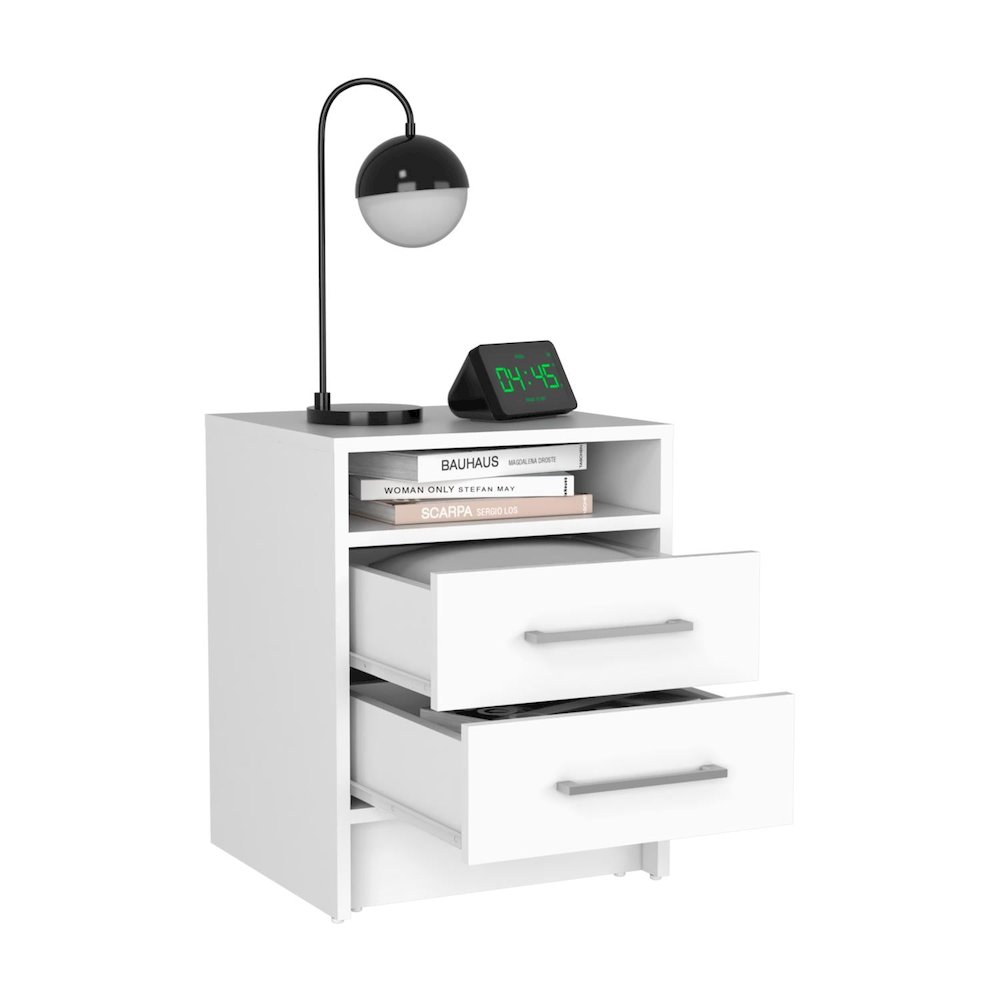 Eter Nightstand White MDF. Picture 2