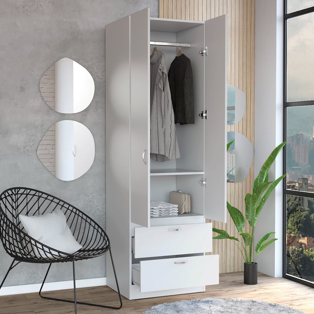 Vicco Armoire White MDF. Picture 5