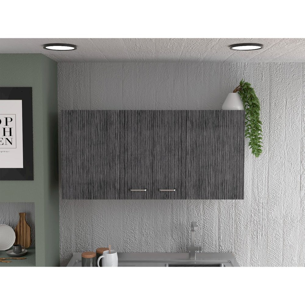 Mayorca Pantry White / Light Oak MDF. Picture 3