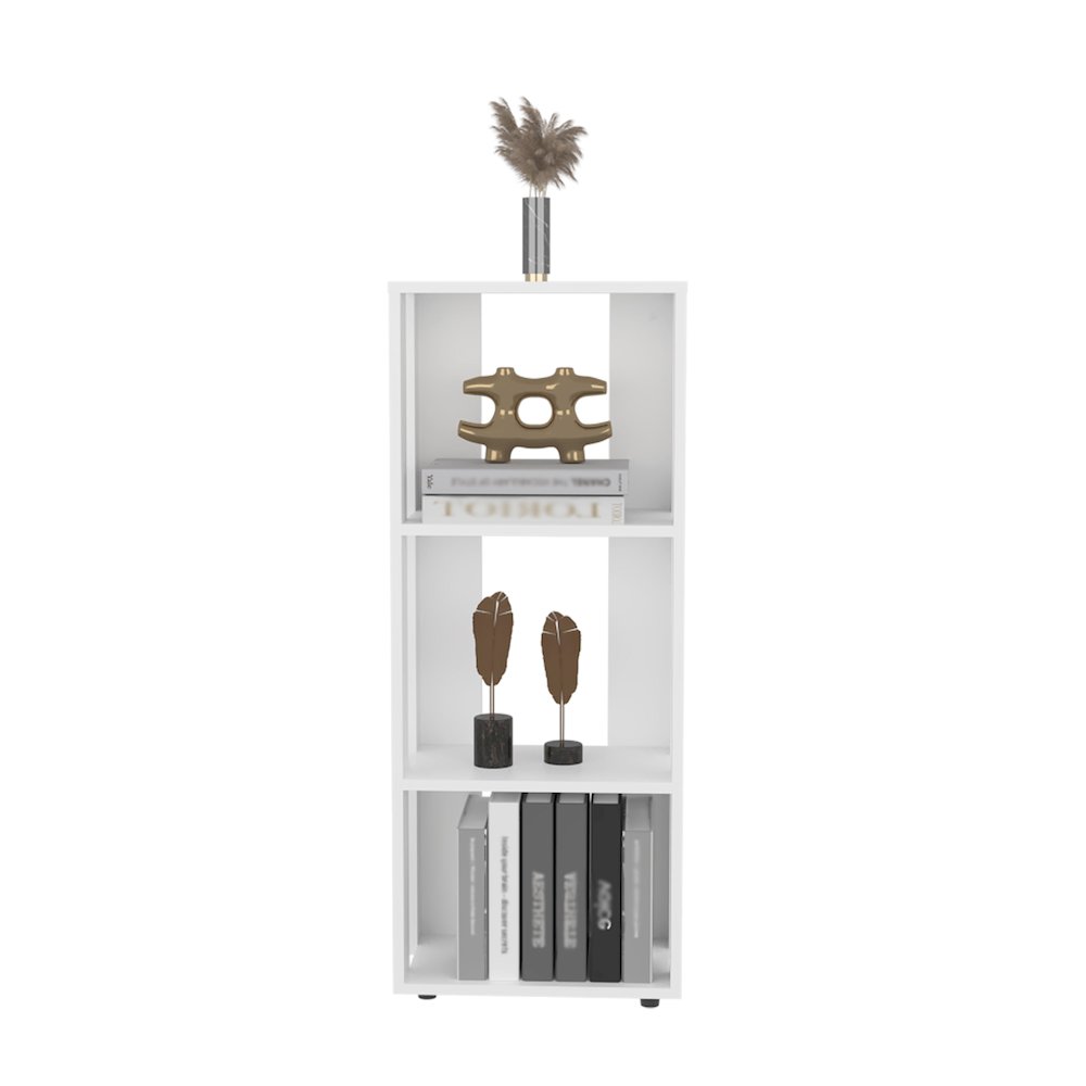 Eco Bookcase White MDF. Picture 1
