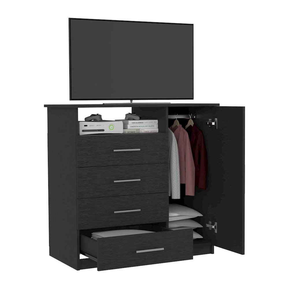 Peru Dresser Black MDF. Picture 2