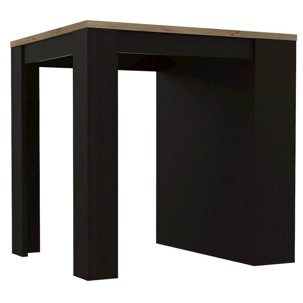Tanna Kitchen Island Black / Pine MDF. Picture 5