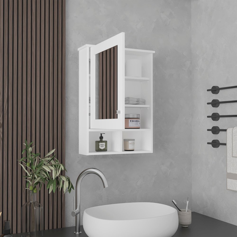 Vina Medicine Cabinet White MDF. Picture 2